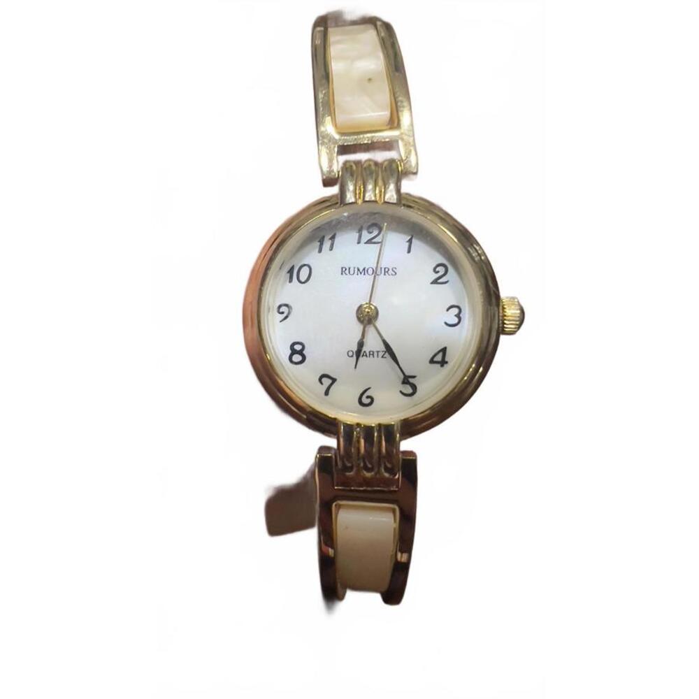 Vintage Rumours Quartz Women's Watch with Gold and Cream Bue